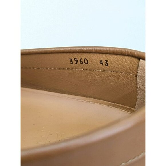 Versace Men's Medusa Coin Biggie Leather Slip On Penny Drivers Size 43 MSRP $775 - Picture 7 of 11